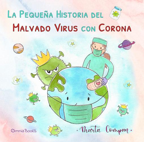 Cubierta para La pequeña historia del malvado virus con corona